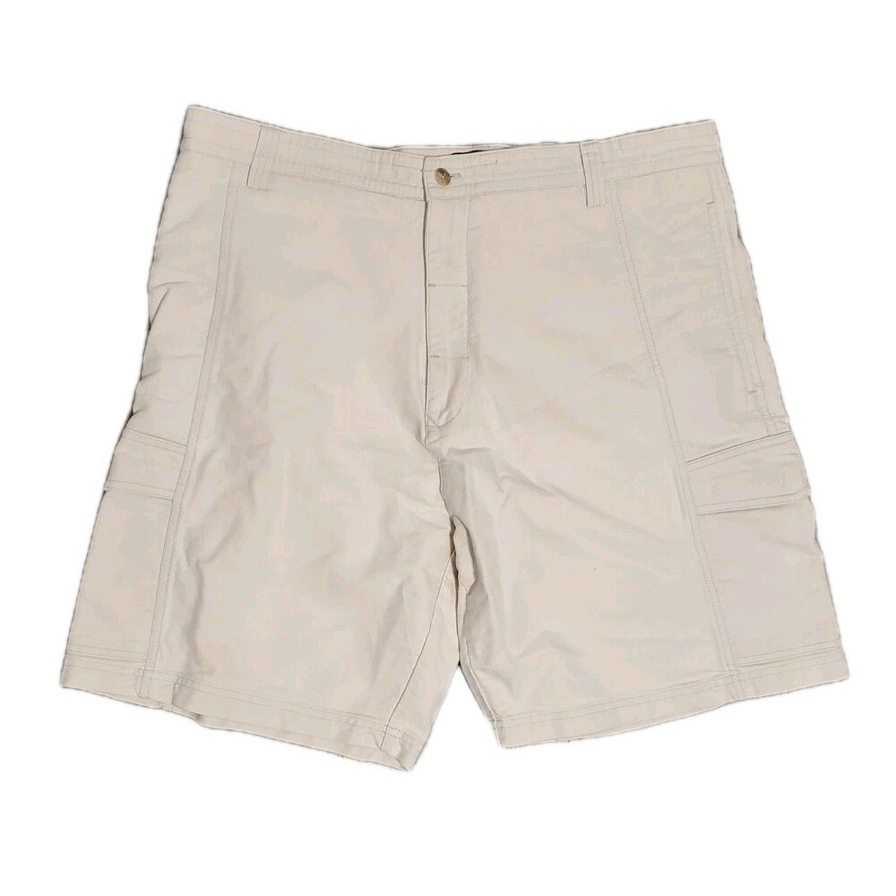 Newport Blue Khaki Cotton Cargo Shorts Size 38 Classic Beach Vacation Summer